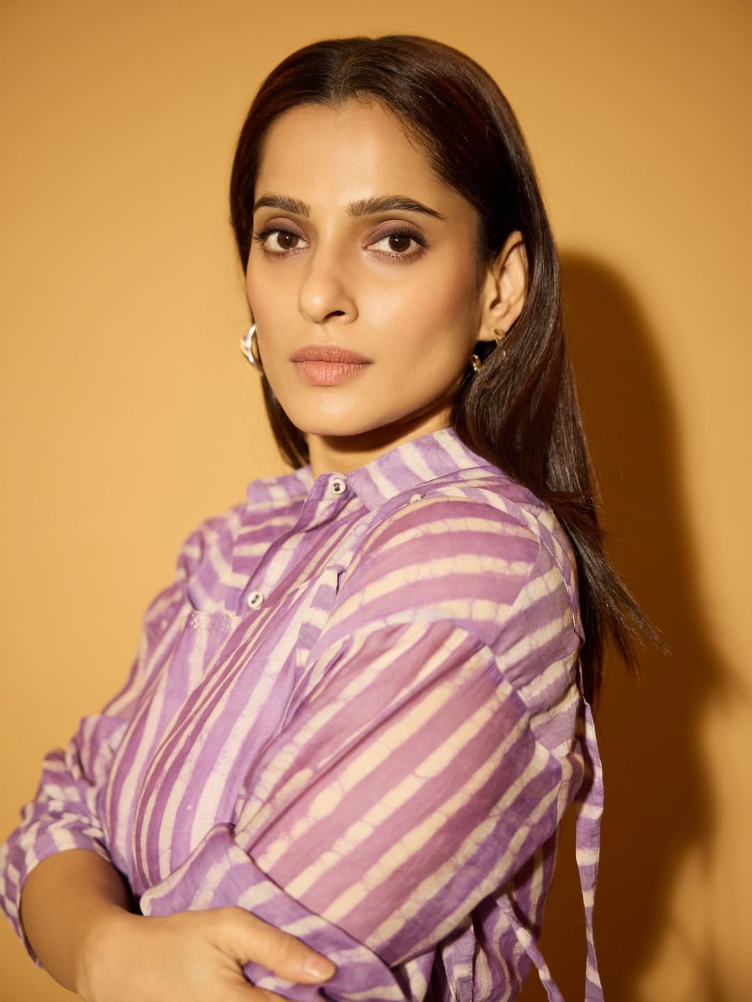 Priya Bapat Yellow Dress Look