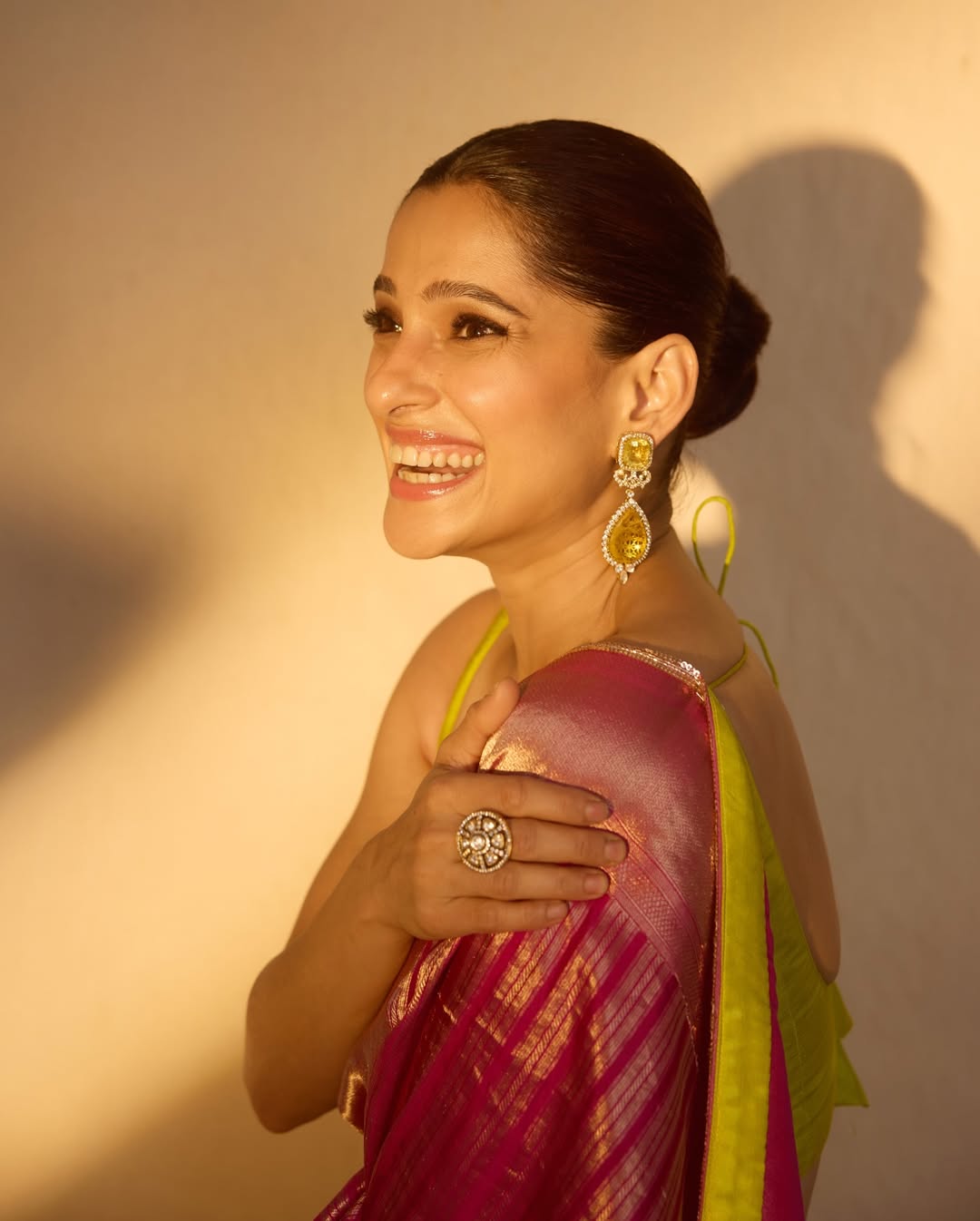 Priya Bapat Yellow Dress Look