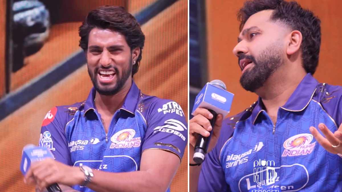 VIDEO: “अरे यार मी फोन घरी विसरलो रे”, तिलकने सांगितला रोहितचा ‘तो’ भन्नाट किस्सा; हसणाऱ्यांना बघून हिटमॅन म्हणाला, “हे जे इथे बसून…”