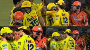 Sanju Samson Heinrich Klassen fight video heated argument after stumping in CSK vs SRH Match IPL 2026 bdg 99