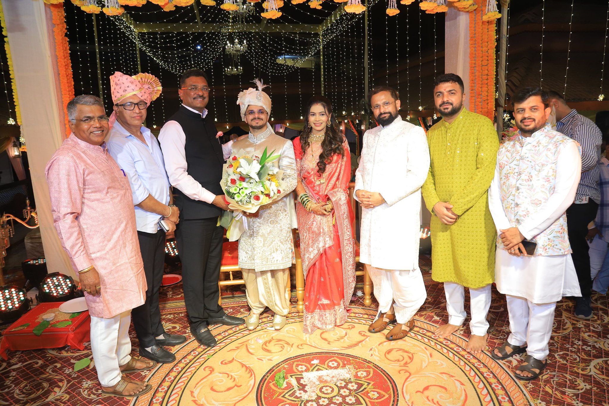 Shivsena MP Naresh Mhaske Son Wedding