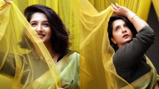 Snehlata Vasaikar Green Saree Look