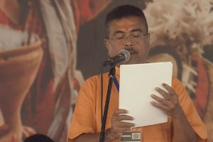 Suvendu Adhikari takes oath as the Chief Minister of West Bengal