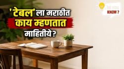 दररोज वापरल्या जाणाऱ्या ‘टेबल’ला मराठीत काय म्हणतात माहितीये का? उत्तर ऐकून तुम्हालाही बसेल आश्चर्याचा धक्का!