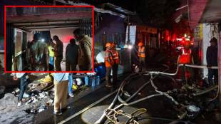 Thane Gawdevi Market fire accident news update | Naupada Gokhale road fire casualties | Thane fire brigade jawan death Kalu Gadekar Sagar Shinde | Thane Municipal Corporation disaster management rescue operation