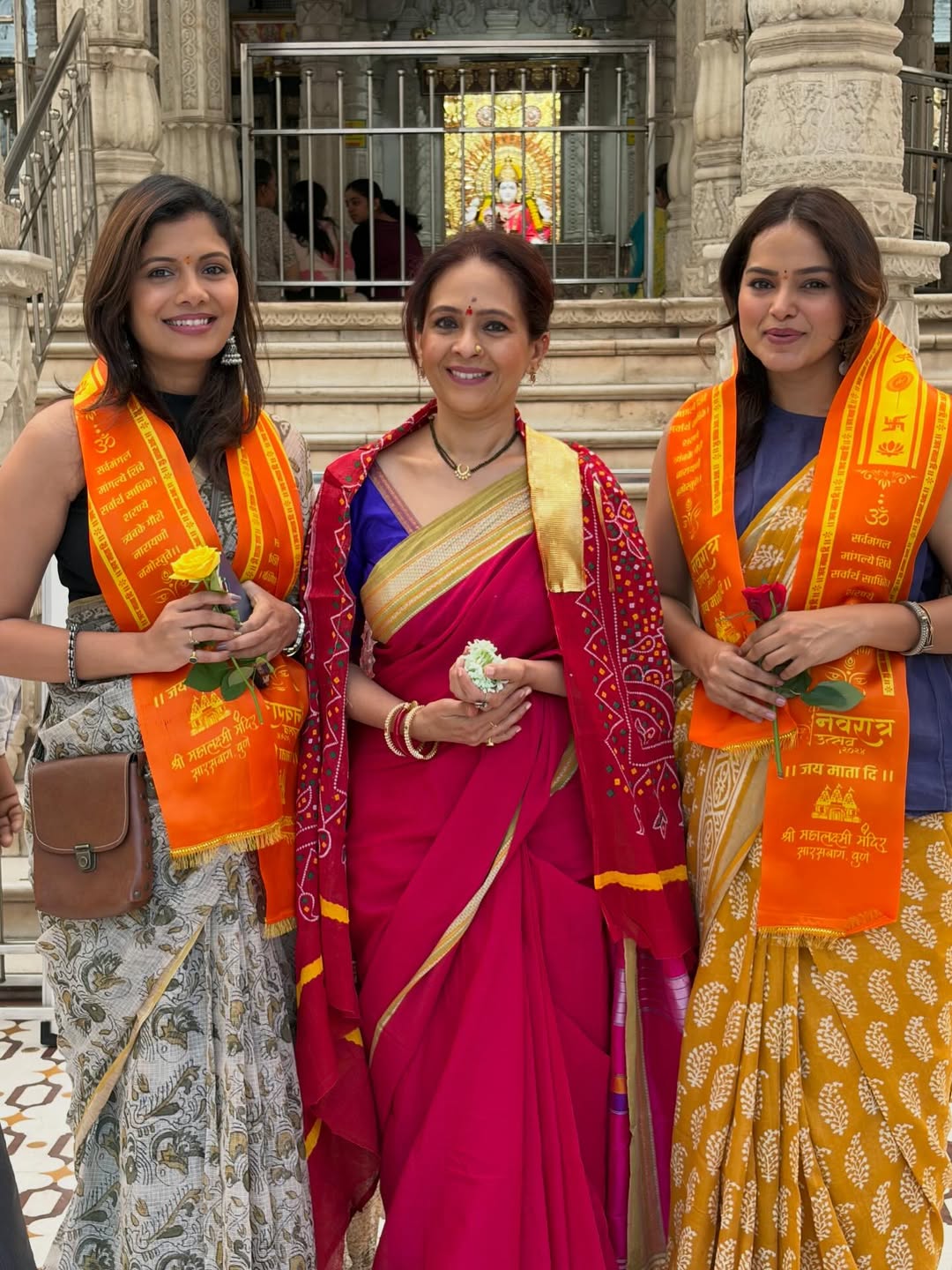 Titeekshaa Tawde Pink Saree Look