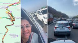 सलग सुट्ट्या, मिसिंग लिंकच्या लोकार्पणामुळे मुंबई-पुणे महामार्गावर अभूतपूर्व वाहतूक कोंडी; वाहनांच्या लांब रांगा, उकाड्याने प्रवासी त्रस्त