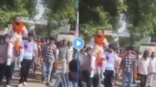 Rape accused Sushil Prajapati welcome procession | सुशील प्रजापती गाझियाबाद व्हिडिओ | Ghaziabad jail bail victory celebration | Crime against law student Ghaziabad police