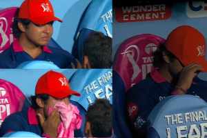 Vaibhav Sooryavanshi Cried alone in dugout After Rajasthan Royals Defeat vs GT video viral in Qualifier 2