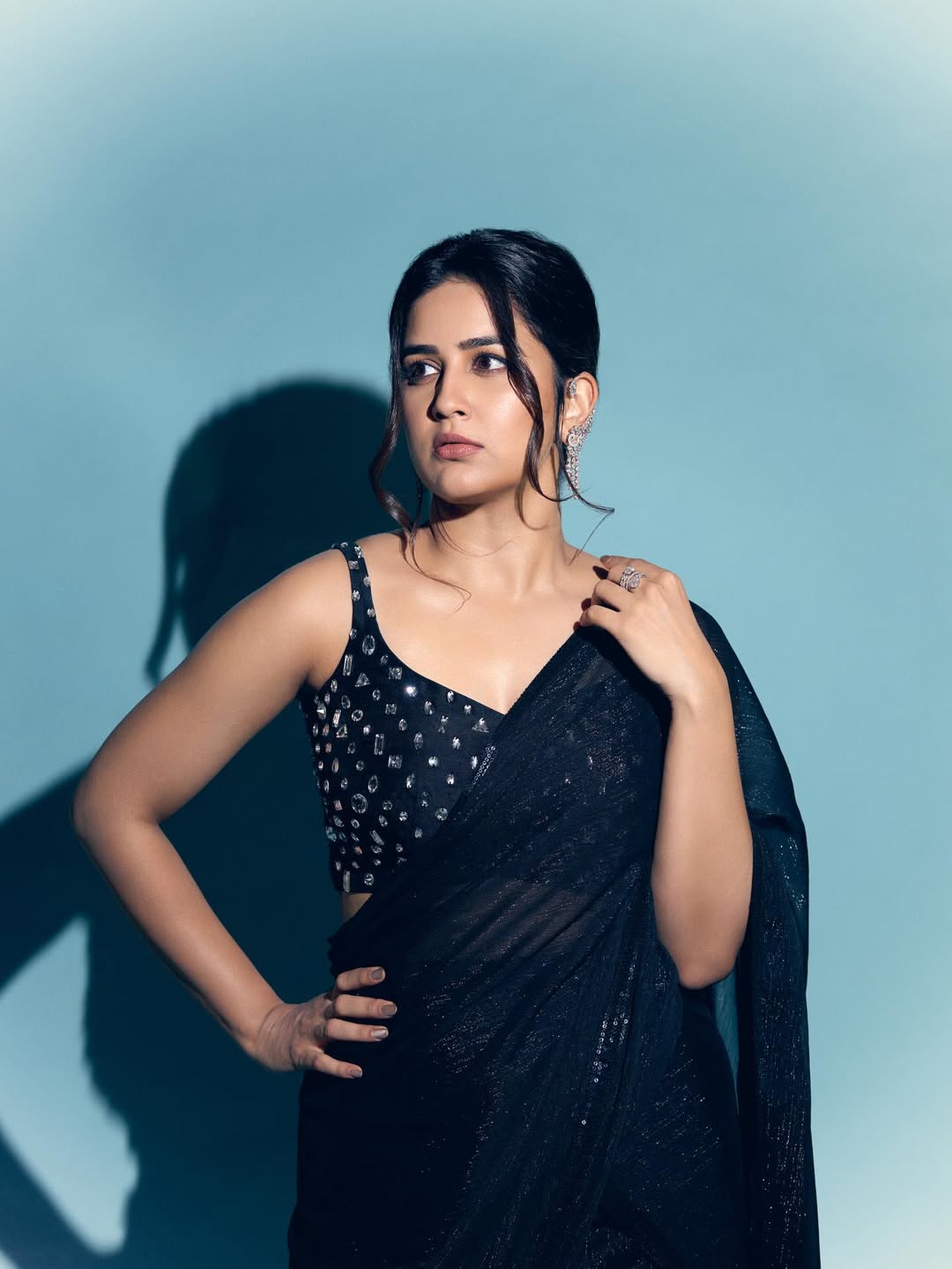 Vaidehi Parashurami Velvet Dress Look