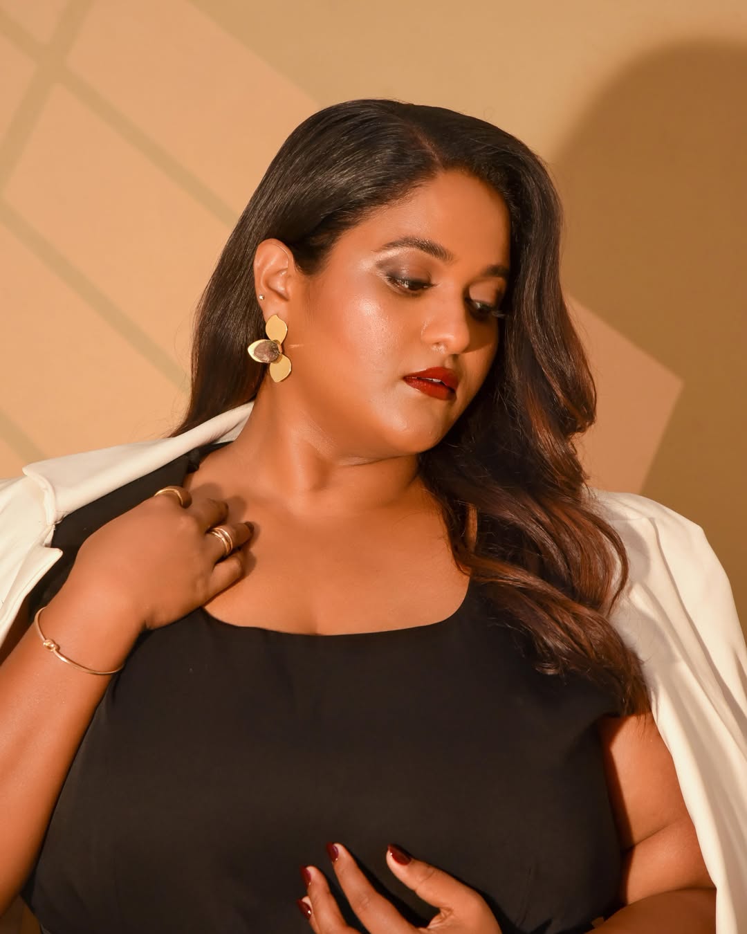 Vanita Kharat Black Co-Ord Set Look