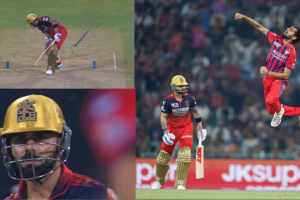 Prince Yadav Clean Bowled Virat Kohli on perfect ball king shocked after seeing wicket Video