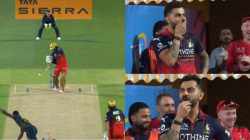 RCB vs GT: आईशपथ! रजत पाटीदारचा षटकार पाहून किंग कोहली चकित, विराटने तोंडावर हात ठेवत व्यक्त केलं आश्चर्य; VIDEO व्हायरल