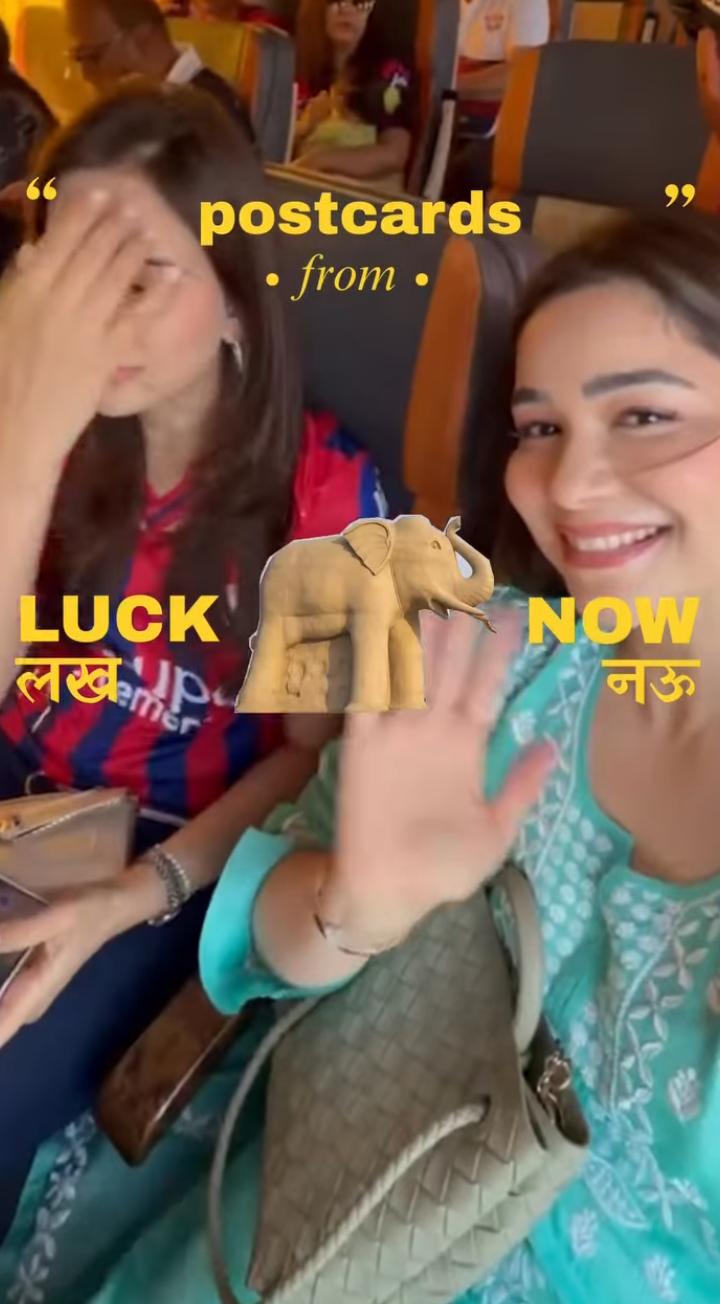 Sara Tendulkar Lucknow visit
