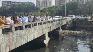 BMC nullah desilting Mumbai 2026 | BJP inspection tour Amit Satam Mangal Prabhat Lodha | Mumbai Pre-monsoon works update | Shiv Sena Shinde group vs BJP BMC rift