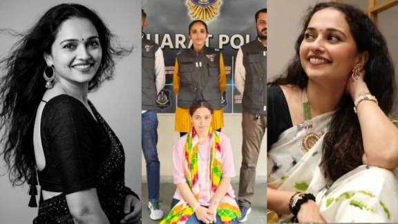 Ahmedabad jewelry theft case suspect Harshida Shetty | Ahmedabad crime branch arrests woman in 1.66 crore robbery | अहमदाबाद ज्वेलरी चोरी प्रकरण हर्षिदा शेट्टी | १.६६ कोटींचे दागिने चोरणारी हर्षिदा शेट्टी आणि मयूर