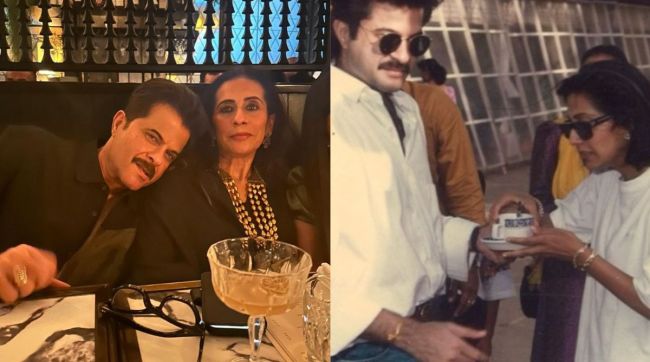 Unseen throwback photos of Bollywood actor Anil Kapoor and his wife Sunita Kapoor.