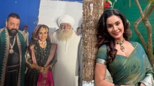 Actress Disha Pardeshi talking about her experience working with Sanjay Dutt in Raja Shivaji movie.