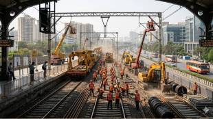 Central Railway Trans Harbor Mega Block Sunday | Thane to Vashi Panvel local train cancelled | Mumbai Suburban Railway engineering work updates | CIDCO bus alternatives for commuters