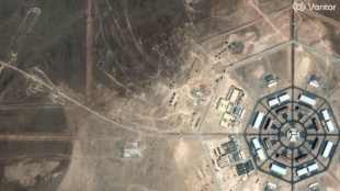 Satellite images showing China nuclear missile silos infrastructure | Over 80 launch pads near Chinese military bunkers in Xinjiang | चीनचे गुप्त अणु क्षेपणास्त्र तळ उपग्रहाचे फोटो | शिनजियांग वाळवंट चिनी लष्कराचे लाँच पॅड्स