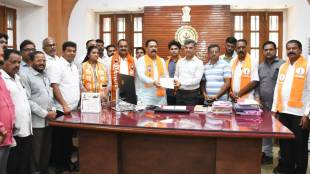 Sanjay Shinde Additional Collector Kolhapur | Kolhapur Collector Office Inquiry | Thackeray Sena Protest Kolhapur | Sanjay Pawar Vijay Devne Statement