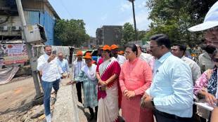Deputy Mayor Sanjay Ghadi inspecting Mumbai Nullah cleaning | BMC monsoon preparation 2026 | Mumbai Mayor Ritu Tawde and Sanjay Ghadi rift | Mithi river desilting process Kurla