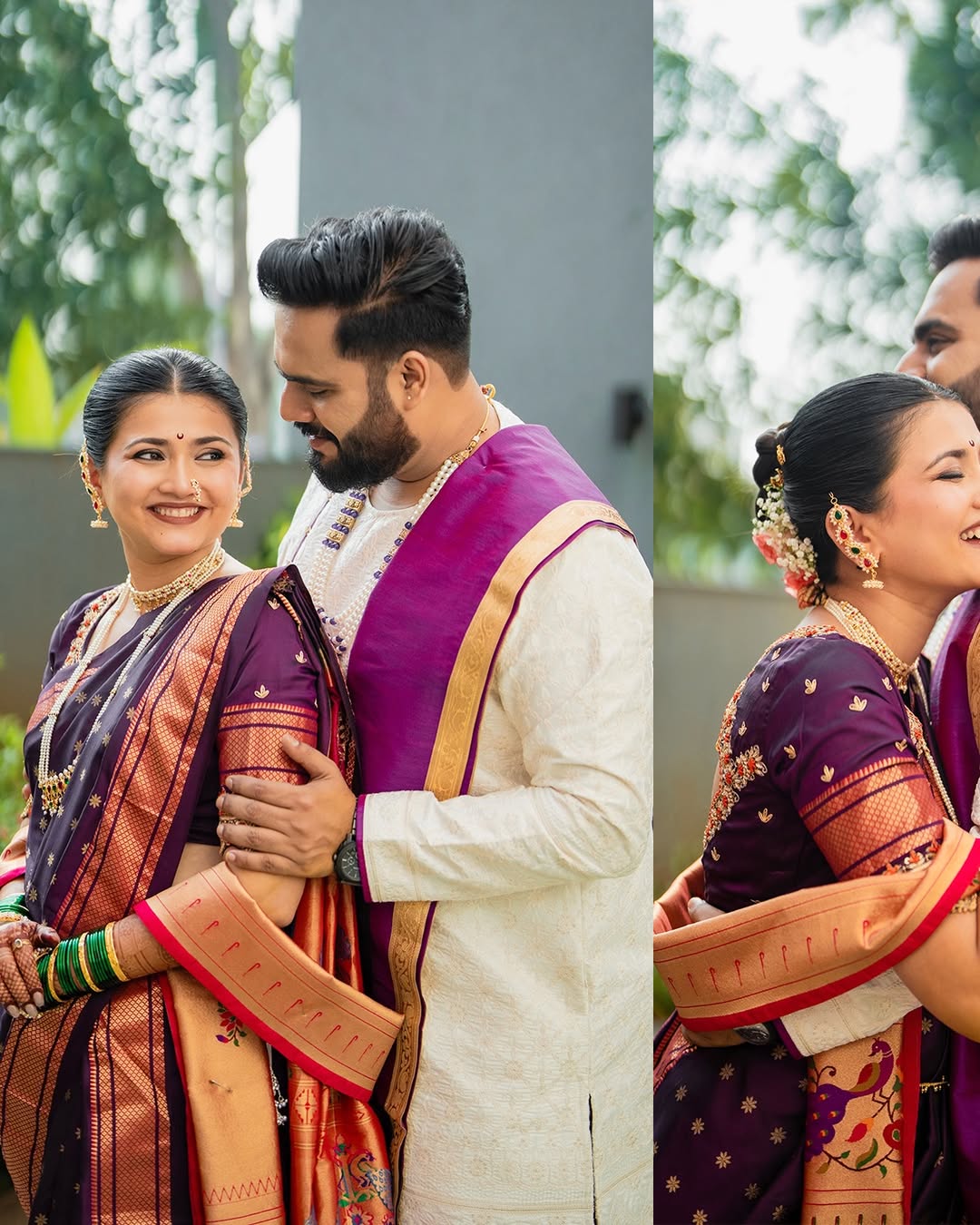 dnyanada ramtirthkar mangalsutra beautiful design age gap between couple