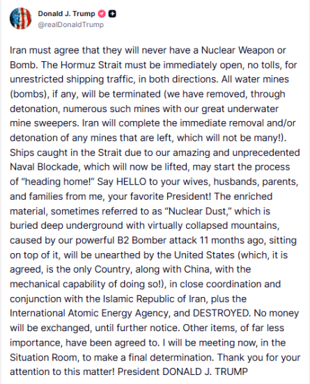 Donald Trump Iran peace deal