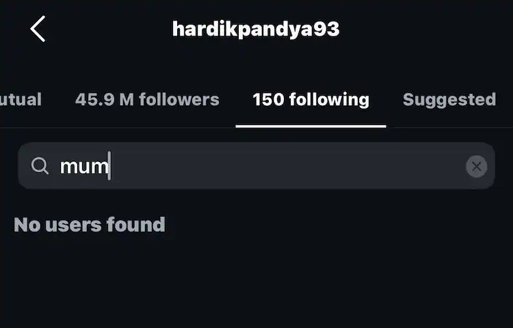 Hardik Pandya Unfollows Mumbai Indians