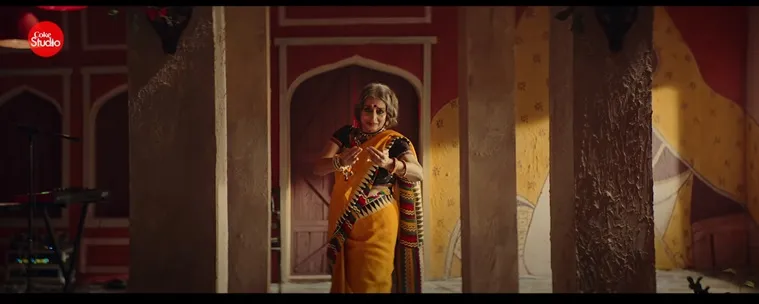 In Coke Studio’s Pasoori music video. (Photo credit: Sheema Kermani)