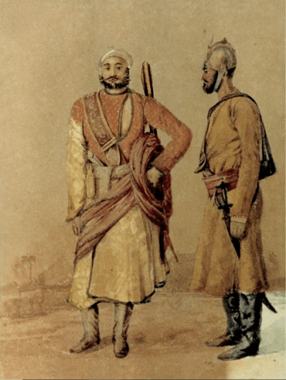 Police in Delhi during the reign of Bahadur Shah II, 1842