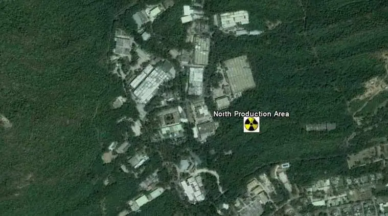 A 2007 satellite image of Pakistan’s nuclear facility. (Source: Google)