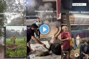 mugdha vaishampayan shares video of kokan prathamesh laghate home in aravali village