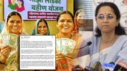 लाडकी बहीण योजनेतून ८० लाख महिला अपात्र? सुप्रिया सुळे संतापल्या, KYC च्या मुदतीची आडकाठी काढण्याची विनंती