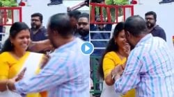 Kerala Congress Controversy Viral Video : मिठी मारण्याचा प्रयत्न करणाऱ्या काँग्रेस नेत्याला महिला आमदाराने रोखलं; केरळमधील व्हिडीओ चर्चेत