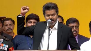 Joseph Vijay Tamil Nadu CM swearing in ceremony TVK | TVK Cabinet Ministers list full details Tamil Nadu | तमिळनाडूचे नवे मुख्यमंत्री जोसेफ विजय शपथविधी सोहळा | जोसेफ विजय टीव्हीके मंत्रिमंडळ यादी आणि फोटो