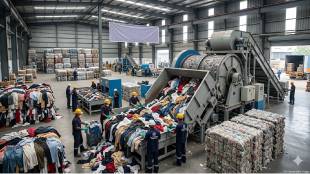 Maharashtra first textile recycling plant Bhiwandi | Sustainable Textile Policy 2023-28 | Waste cloth recycling project India | Bhiwandi textile hub waste management