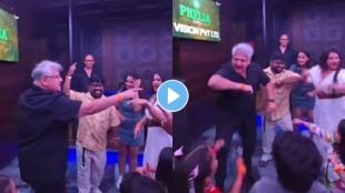 Mahesh Kothare danced on Chiki Chiki Booboom Boom