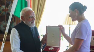 PM Modi Sweden Highest Civilian Award presentation ceremony | Royal Order of the Polar Star Commander Grand Cross awarded to Narendra Modi | पंतप्रधान मोदी स्वीडन सर्वोच्च नागरी सन्मान रॉयल ऑर्डर ऑफ द पोलर स्टार | PM मोदी स्वीडन दौरा आंतरराष्ट्रीय पुरस्कार