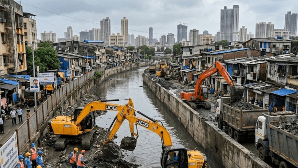 Mumbai BMC Nala Safai inspection 2026 | Mayor Ritu Tawade visit Eastern Suburbs | Deputy Mayor Sanjay Ghadi Mithi River visit | Mumbai Monsoon preparedness desilting work Mumbai BMC Nala Safai inspection 2026 | Mayor Ritu Tawade visit Eastern Suburbs | Deputy Mayor Sanjay Ghadi Mithi River visit | Mumbai Monsoon preparedness desilting work