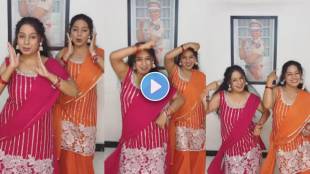 lagira zhala ji fame marathi actress vidya sawale twin daughters dance on sanju rathod trending song