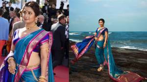 ११५ वर्षे जुनी नथ…; कान्सच्या समुद्रकिनारी प्राजक्ता माळीने नेसली नऊवारी! मैत्रिणीच्या फोटोवर अमृता खानविलकरची खास कमेंट