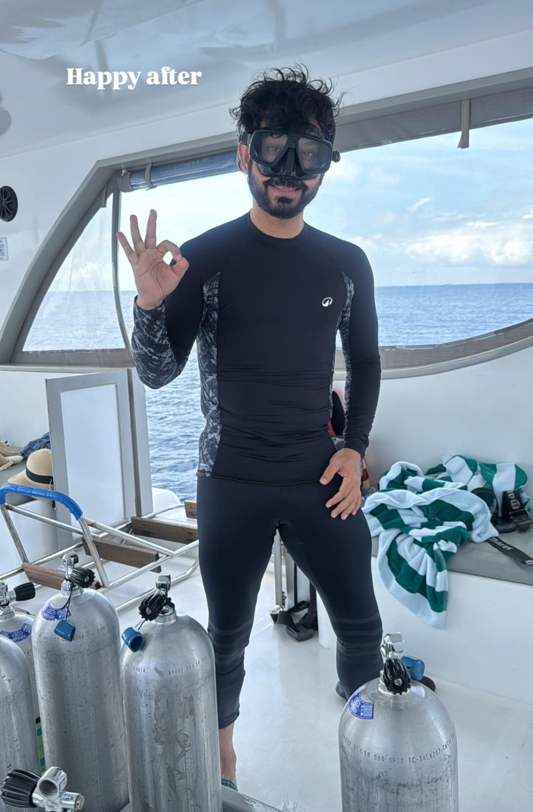 priya bapat and umesh kamat went to maldives scuba diving water villa shares beautiful photos