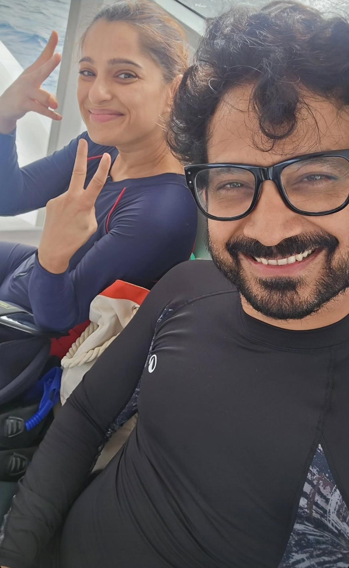 priya bapat and umesh kamat went to maldives scuba diving water villa shares beautiful photos