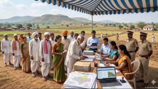 Purandar International Airport land acquisition Pune | Farmer compensation distribution Jitendra Dudi | Pune Airport latest news Marathi | Purandar airport land rate per acre