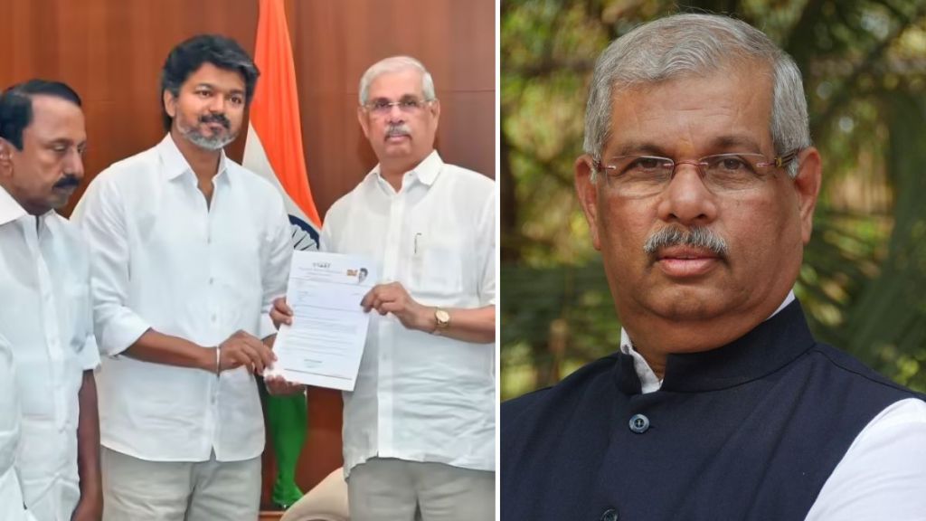 Rajendra Arlekar Governor of Tamil Nadu news | राजेंद्र आर्लेकर तमिळनाडू राज्यपाल | Joseph Vijay TVK government formation update | जोसेफ विजय टीव्हीके सत्तास्थापना तमिळनाडू Rajendra Arlekar Governor of Tamil Nadu news | राजेंद्र आर्लेकर तमिळनाडू राज्यपाल | Joseph Vijay TVK government formation update | जोसेफ विजय टीव्हीके सत्तास्थापना तमिळनाडू