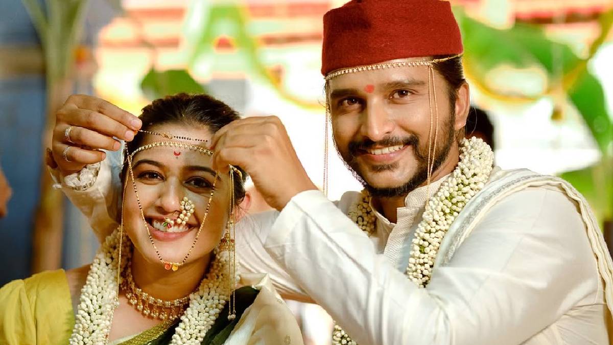 Swanandi Desai traditional mangalsutra look | Marathi celebrity jewellery designs | स्वानंदी देसाई पारंपरिक मंगळसूत्र | दोन वाट्यांचे मंगळसूत्र डिझाइन