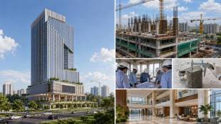 Thane Municipal Corporation new building construction site | IIT Mumbai quality inspection audit | TMC new headquarters Vartak Nagar | Architect Hafeez Contractor TMC project