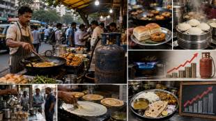 Thane street food price hike | Commercial LPG cylinder rate increase Maharashtra | Vada Pav rates in Thane city | Small food business crisis Thane news