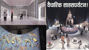 Venice Biennale 2026 art exhibition review | Bhau Daji Lad Museum Mumbai photo collage | Jahangir Nicholson Art Foundation Navjot exhibition | Contemporary art expressions Maharashtra digital news